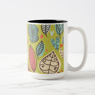 Tasse 2 Couleurs Feuille coloré