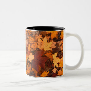 Tasse 2 Couleurs Feuille de chute