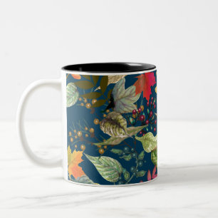 Tasse 2 Couleurs Feuilles automnales