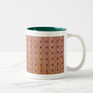 Tasse 2 Couleurs Feuilles de bois de gaufre 2