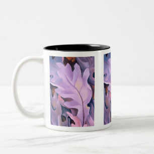 Tasse 2 Couleurs Feuilles violets, Georgia O'Keeffe, carte