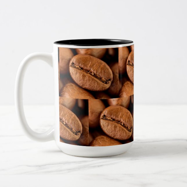 Tasse 2 Couleurs Fèves de café magiques (Gauche)