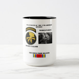 Tasse 2 Couleurs Fiançailles de la 17ème Division Aéroportée