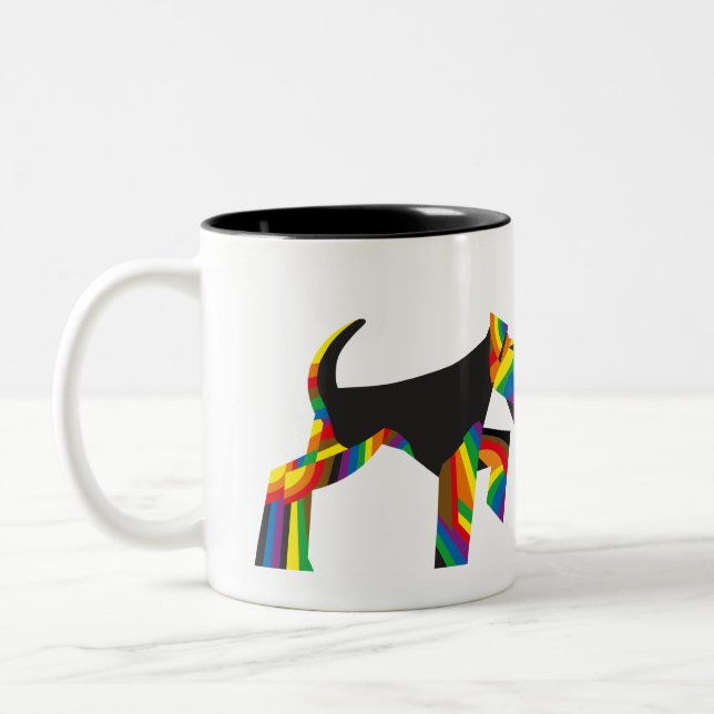 TASSE 2 COULEURS FIER (Gauche)