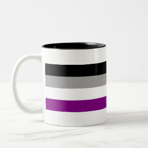 Tasse 2 Couleurs Fierté asexuelle