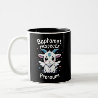 Fierté transgenre Baphomet respecte les pronoms