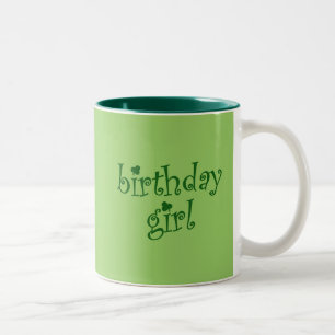 Tasse 2 Couleurs Fille d'anniversaire pour les filles
