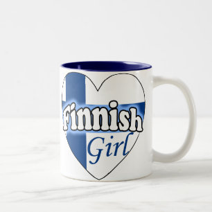Tasse 2 Couleurs Fille finlandaise