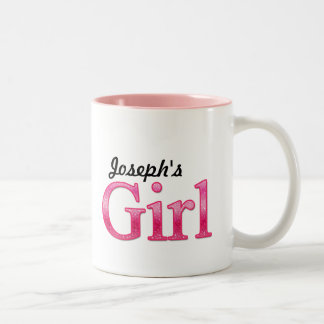 Tasse 2 Couleurs Fille personnalisée