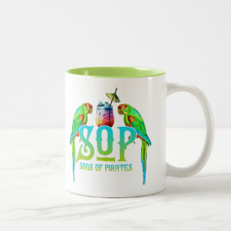 Tasse 2 Couleurs Fils De Perroquet De Pirates