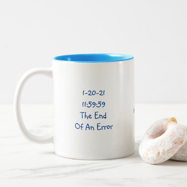 Tasse 2 Couleurs Fin D'Une Erreur (Avec donut)