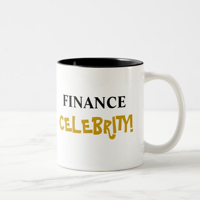 Tasse 2 Couleurs Finance Celebrity Ajouter votre nom Félicitations (Droit)