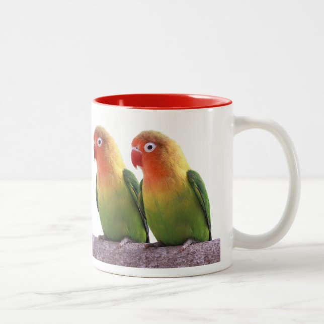 Tasse 2 Couleurs Fischer's Lovebird (Droit)