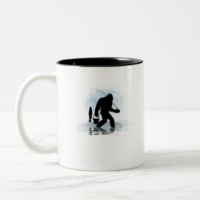 Tasse 2 Couleurs Fishing-Bigfoot (Gauche)