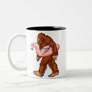 Tasse 2 Couleurs Flamant rose Bigfoot