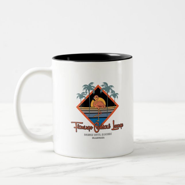 Tasse 2 Couleurs Flamant rose Cocktail Lounge Islamorada (Gauche)