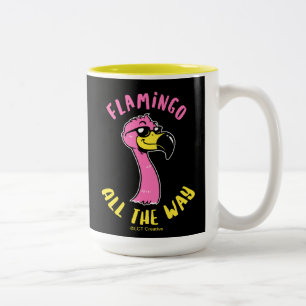 Tasse 2 Couleurs Flamant rose En Tout