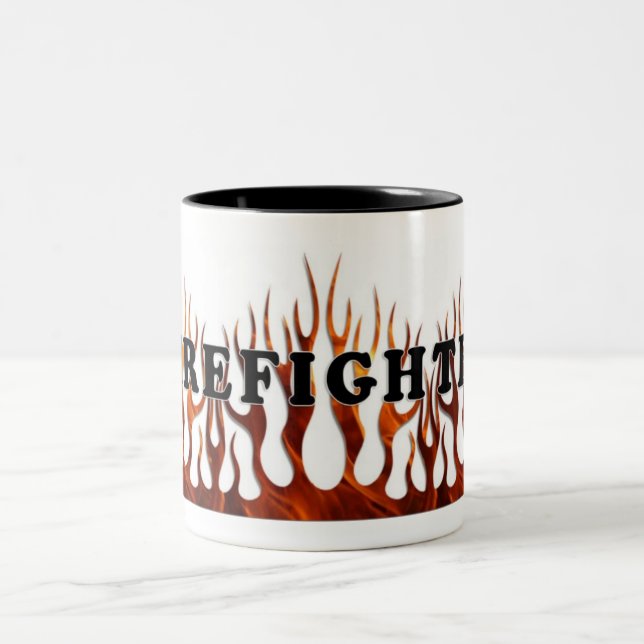 Tasse 2 Couleurs Flammes tribales de FF (Centre)