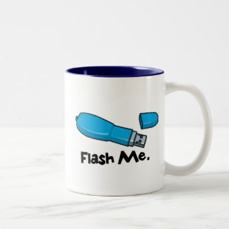 Tasse 2 Couleurs flash me lecteur flash design