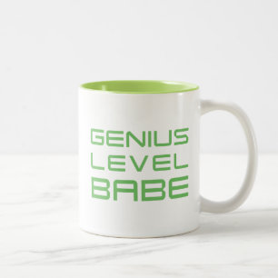 Tasse 2 Couleurs Flèche   Genius Level Babe