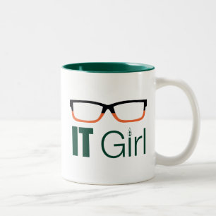 Tasse 2 Couleurs Flèche   IL verres de fille graphiques