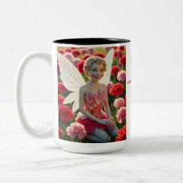 Tasse 2 Couleurs Fleur de carnation