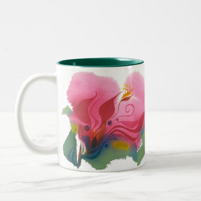 Tasse 2 Couleurs Fleur de passion, no. 2 (Gauche)