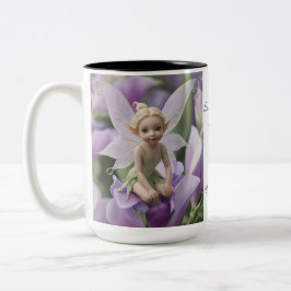 Tasse 2 Couleurs Fleur de pois doux