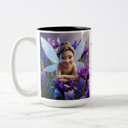 Tasse 2 Couleurs Fleur d'Iris