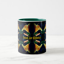 Fleur jaune Abstraite personnalisée