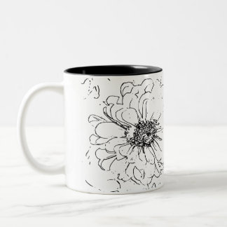 Tasse 2 Couleurs Fleur naturel