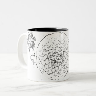 Tasse 2 Couleurs Fleur naturel