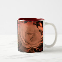 Fleur Rose Sepia âgée Personnalisée