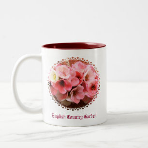 TASSE 2 COULEURS FLEURS