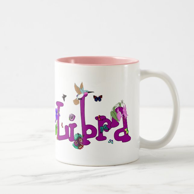 Tasse 2 Couleurs Fleurs de Balance (Droit)