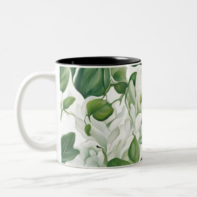 Tasse 2 Couleurs Floral (Gauche)