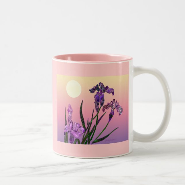 Tasse 2 Couleurs Floral d'été (Droit)