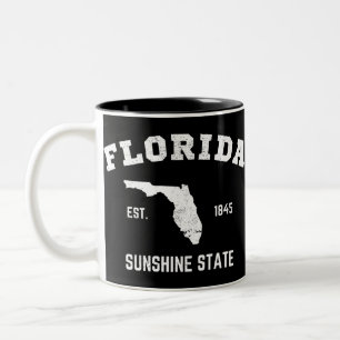 Tasse 2 Couleurs Floride Est 1845 Sunshine State