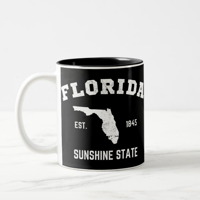 Tasse 2 Couleurs Floride Est 1845 Sunshine State (Gauche)