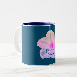 Tasse 2 Couleurs Flower Girl Cadeau Favor Weddings 2020 Rose bleu