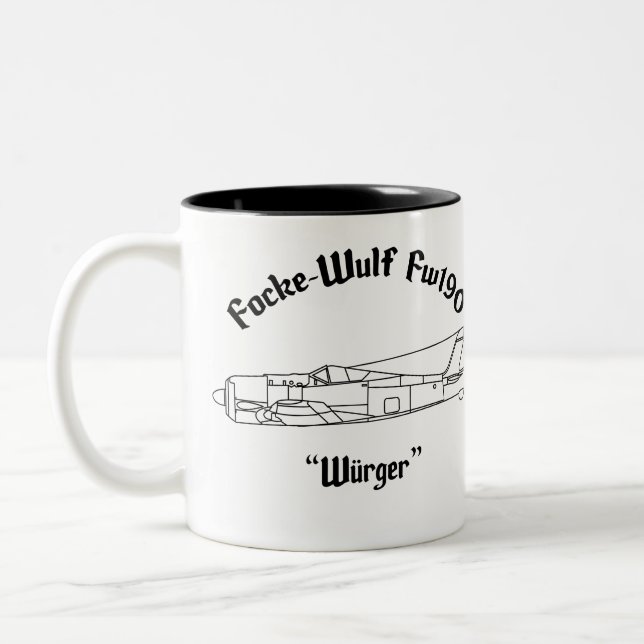 Tasse 2 Couleurs Focke-Wulf Fw190 (Gauche)