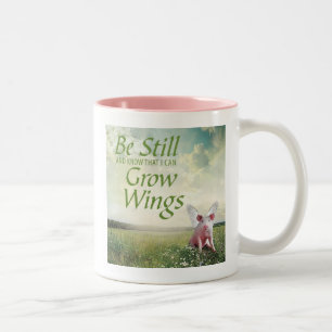 Tasse 2 Couleurs Foi en cochons