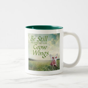 Tasse 2 Couleurs Foi en cochons