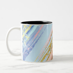 Tasse 2 Couleurs Fond rose texturé