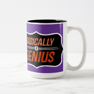 Tasse 2 Couleurs Fondamentalement un génie (pour Christie)