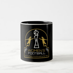 Tasse 2 Couleurs Football féministe Sport