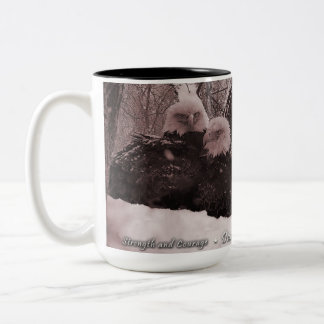 Tasse 2 Couleurs Force et courage : Papa Decorah