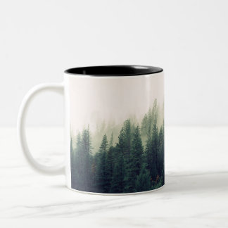 Tasse 2 Couleurs Forêt brumeuse
