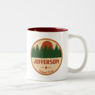 Tasse 2 Couleurs Forêt nationale de Jefferson