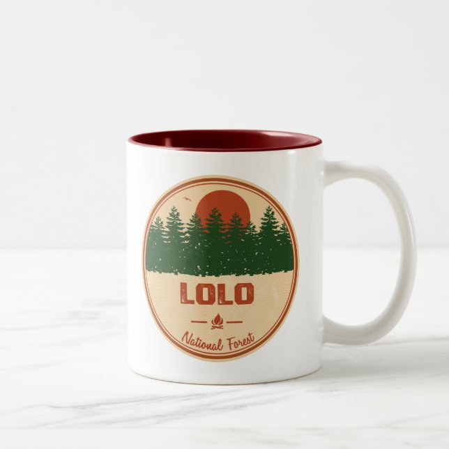 Tasse 2 Couleurs Forêt nationale de Lolo (Droit)